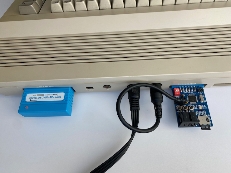 Accessories installed in Commodore 64