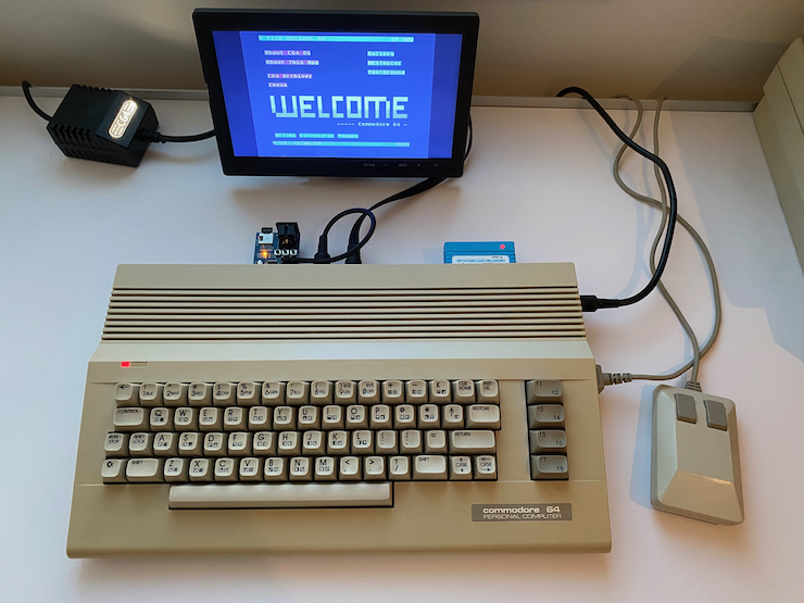 Commodore 64 running C64OS