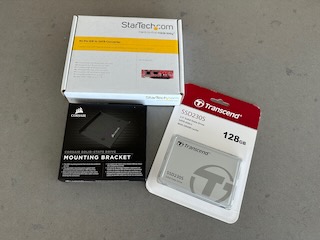 SSD upgrade components